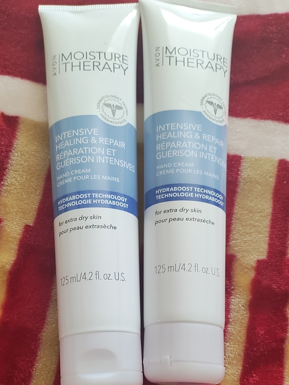 Avon Moisture Therapy Intensive Healing & Repair Hand Cream - White & Blue